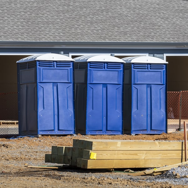 are there any restrictions on where i can place the porta potties during my rental period in Waymart PA